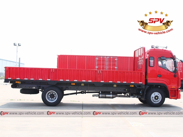 10 ton cargo truck JAC-side view